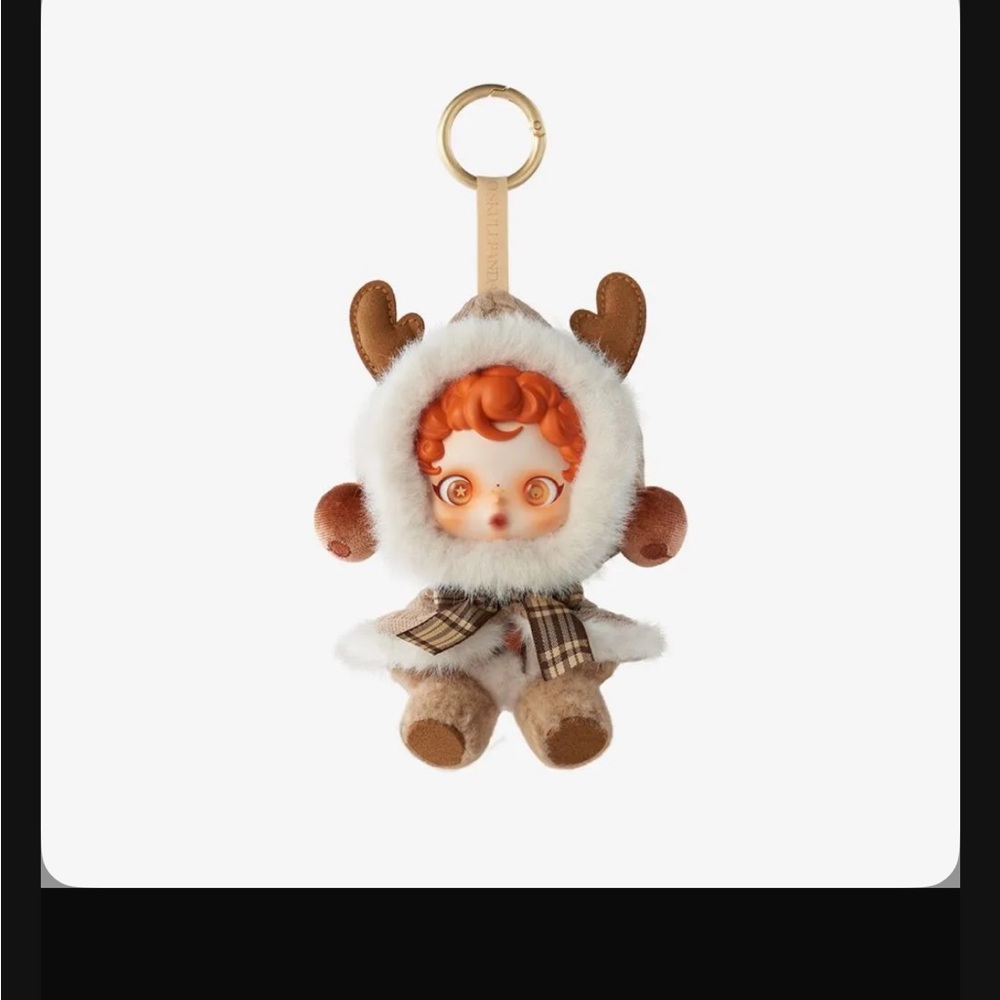Pop Mart Skullpanda Winter Symphony Plush Pendant - Wanderer’s Tune
